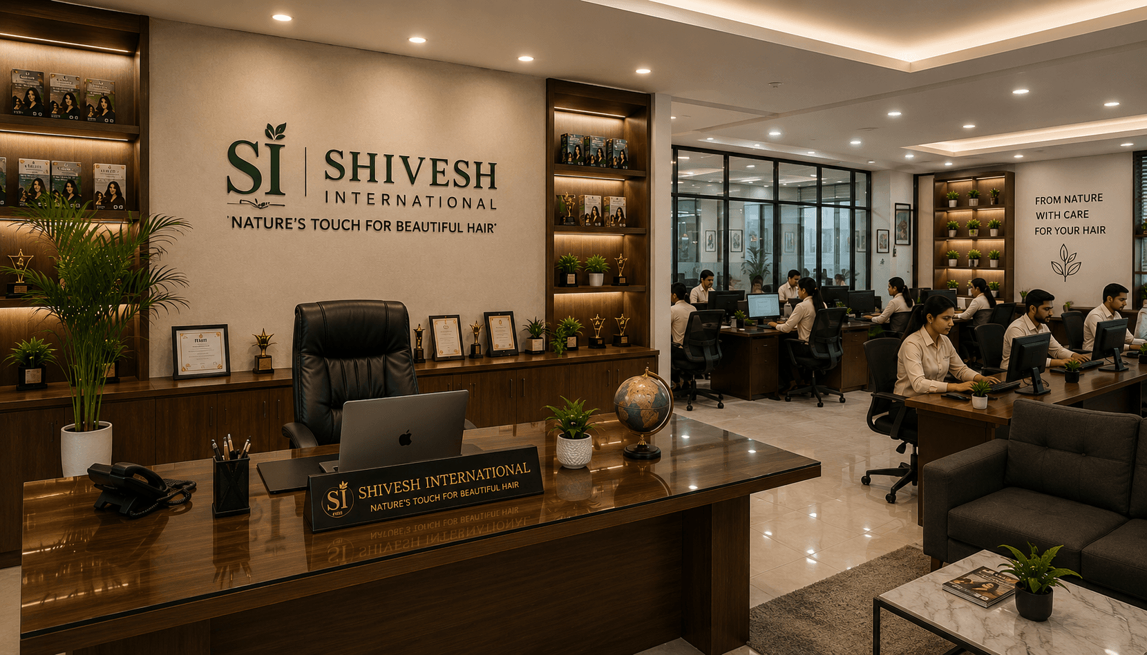 Shivesh International natural products export company office in New Delhi India