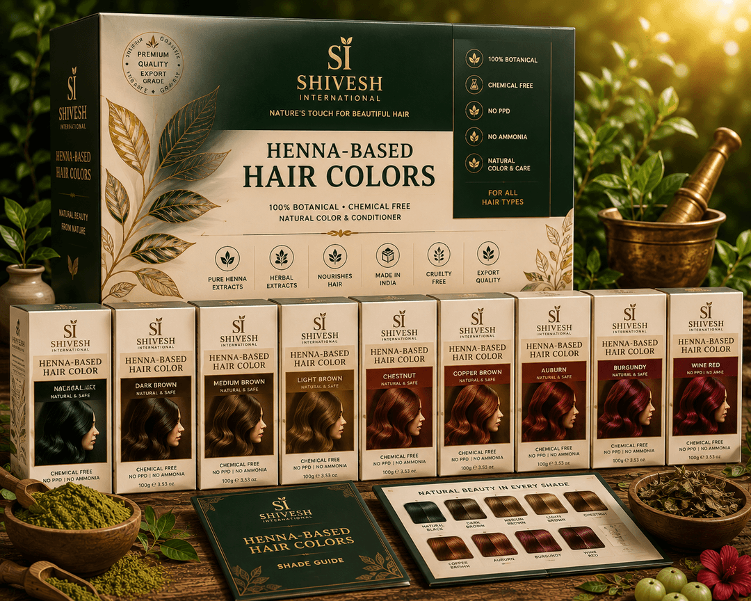 Henna-Based Hair Colors
